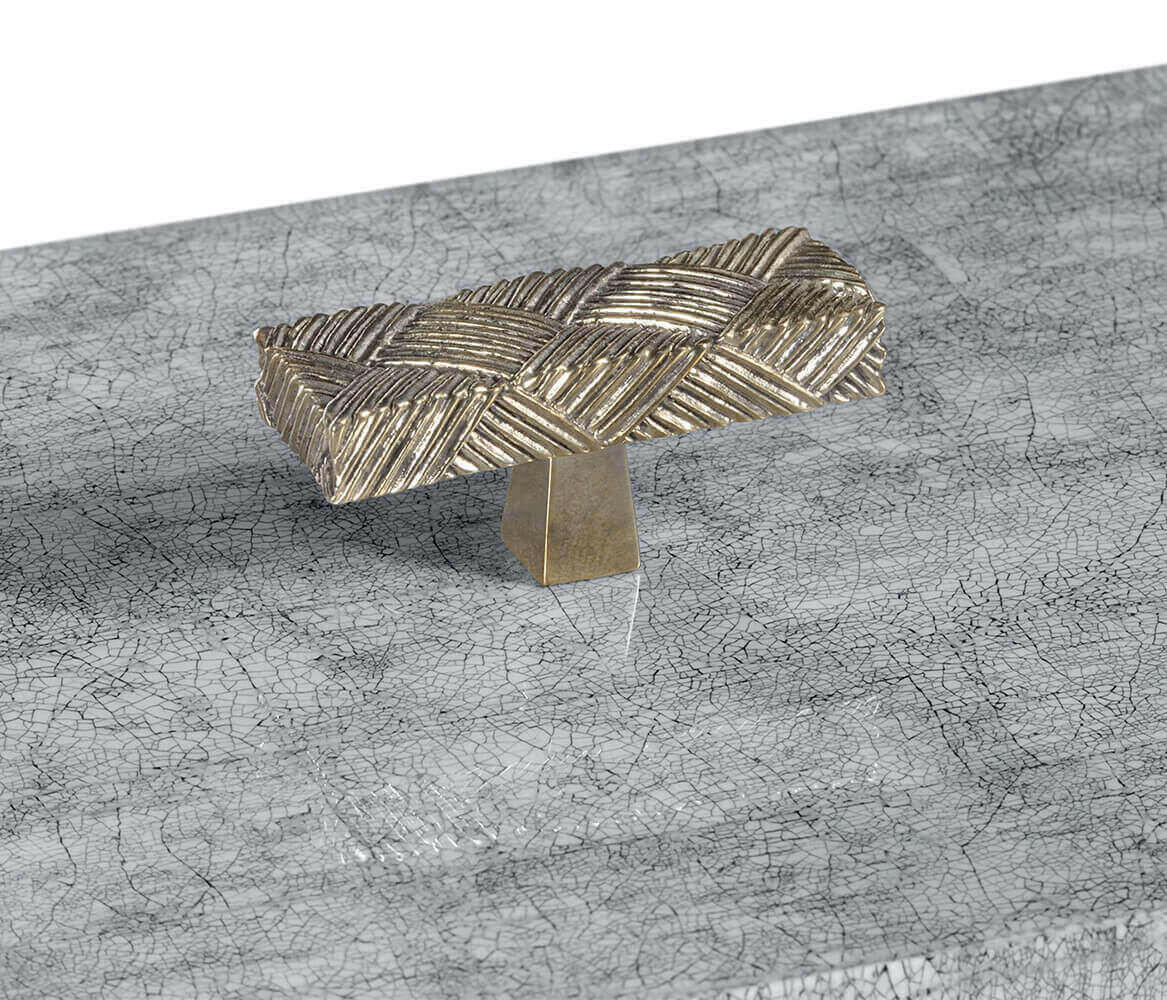 Jonathan Charles Decorative Box Oriental in Eggshell.