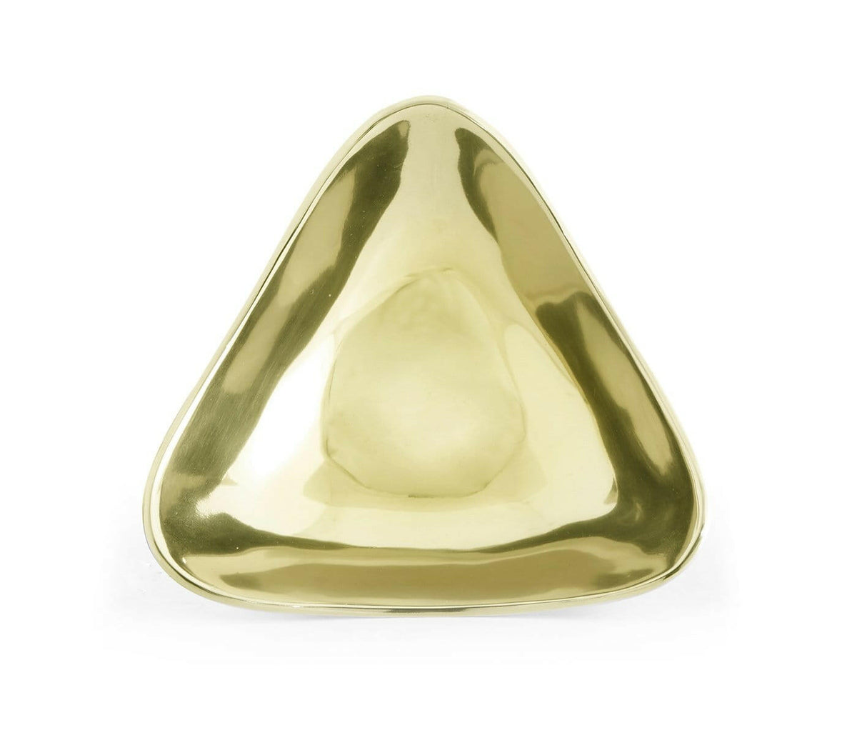 Jonathan Charles Dish Concave in Light Antique Brass - Medium.