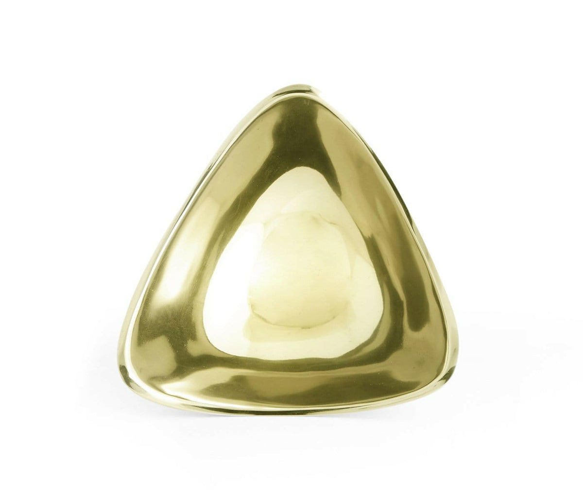 Jonathan Charles Dish Concave in Light Antique Brass - Small.