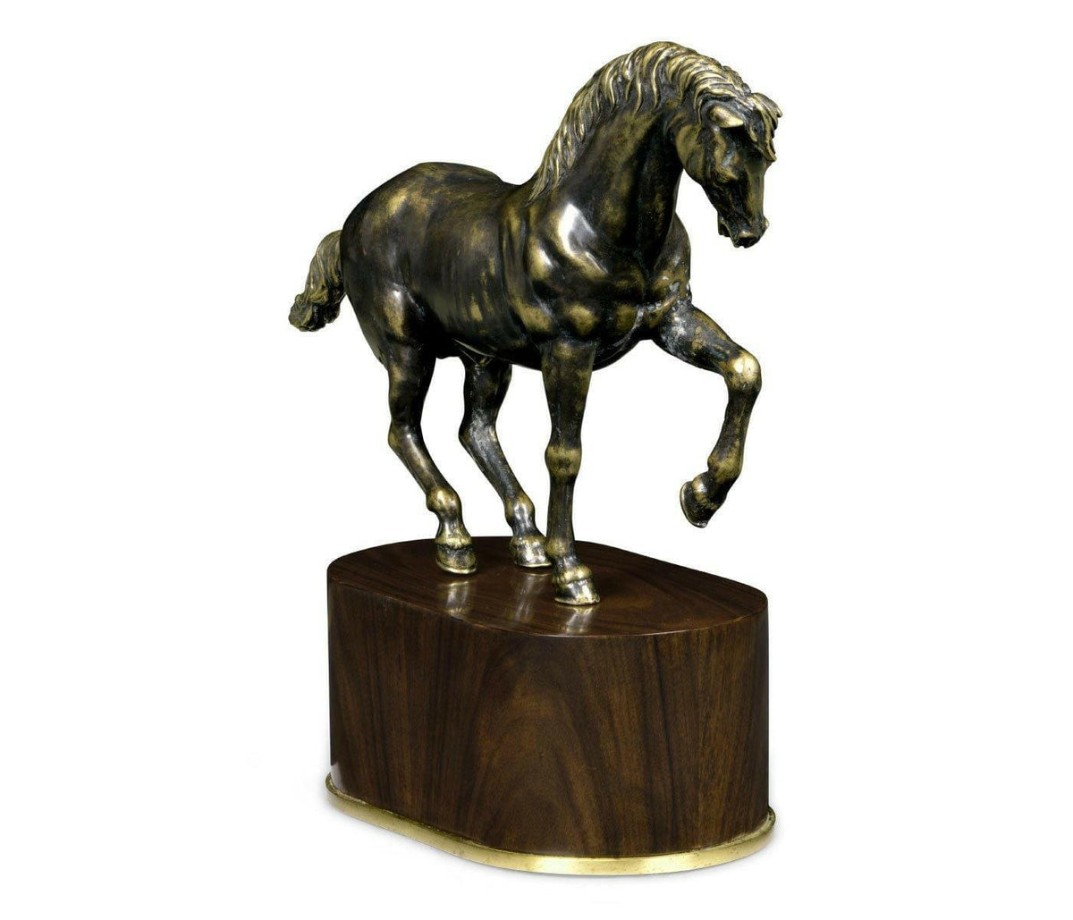 Jonathan Charles Horse Sculpture in Antique Bronze.