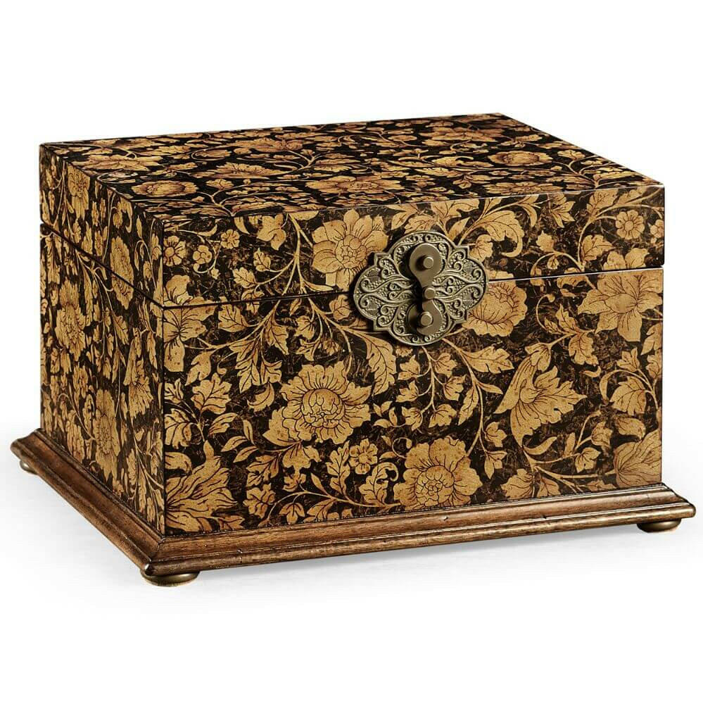Jonathan Charles Jewellery Box Regency - Black.
