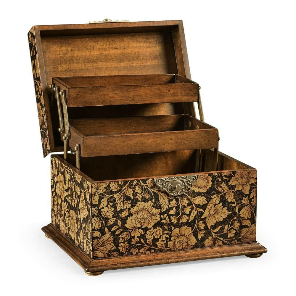 Jonathan Charles Jewellery Box Regency - Black.