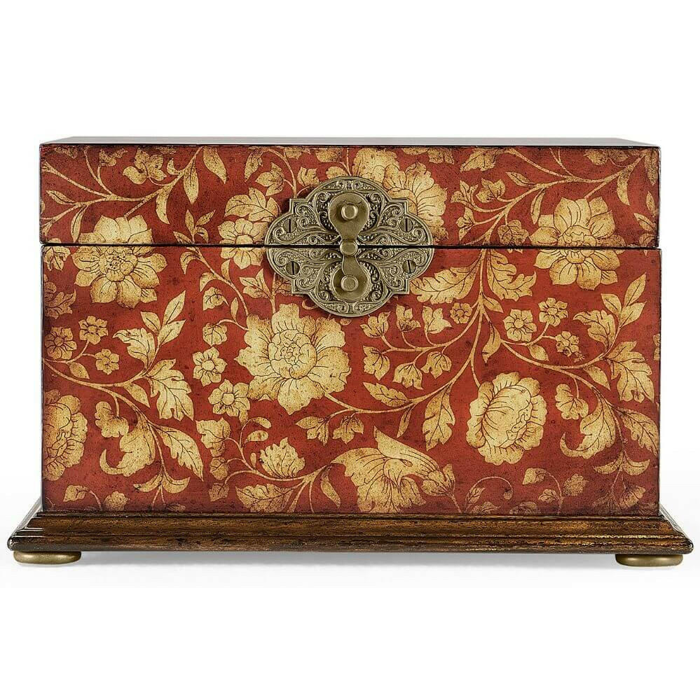 Jonathan Charles Jewellery Box Regency - Red.