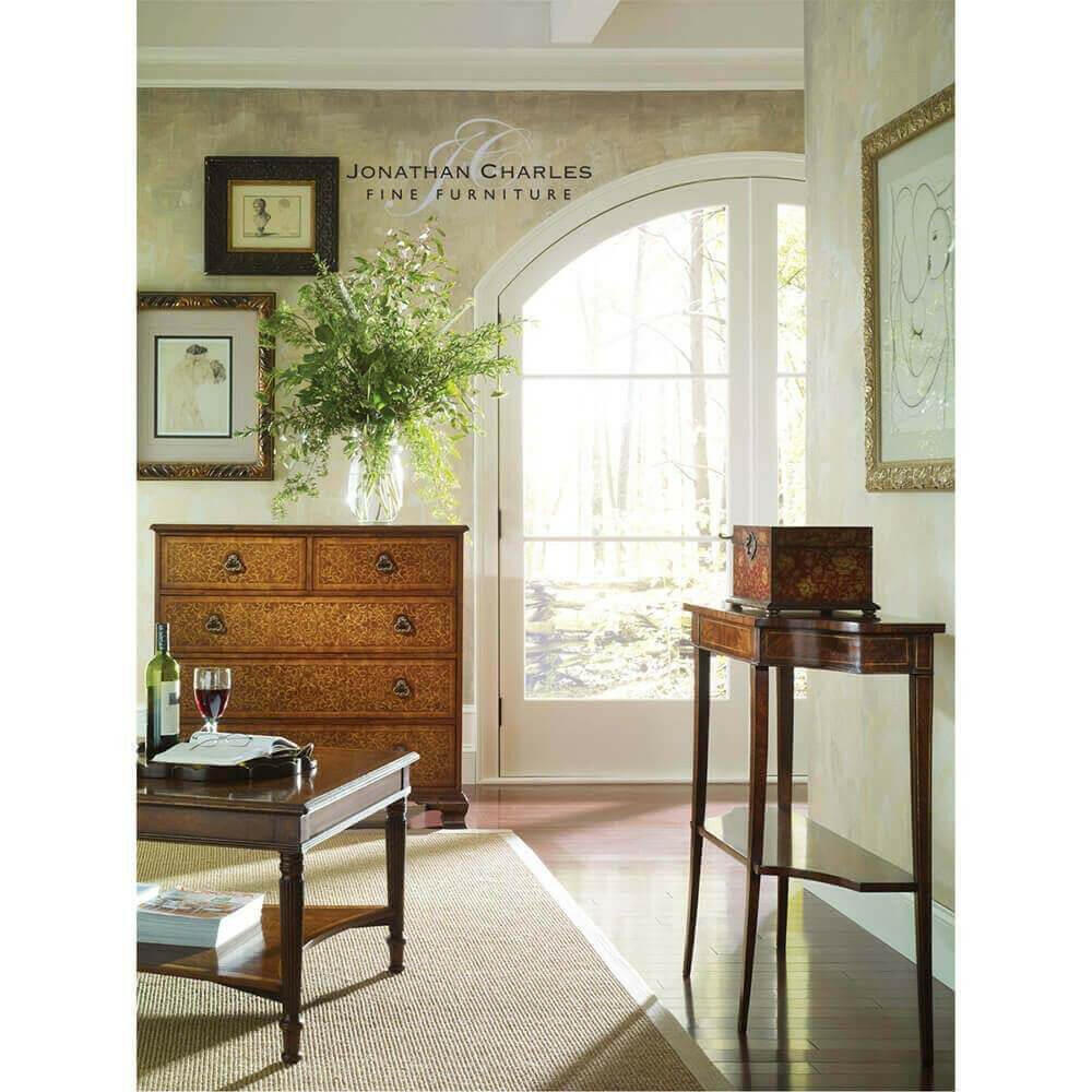 Jonathan Charles Jewellery Box Regency - Red.