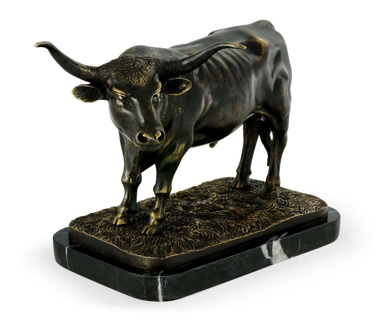 Jonathan Charles Longhorn Bull in Bronze.