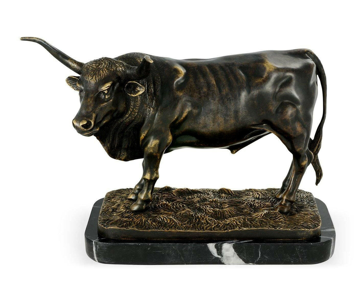 Jonathan Charles Longhorn Bull in Bronze.