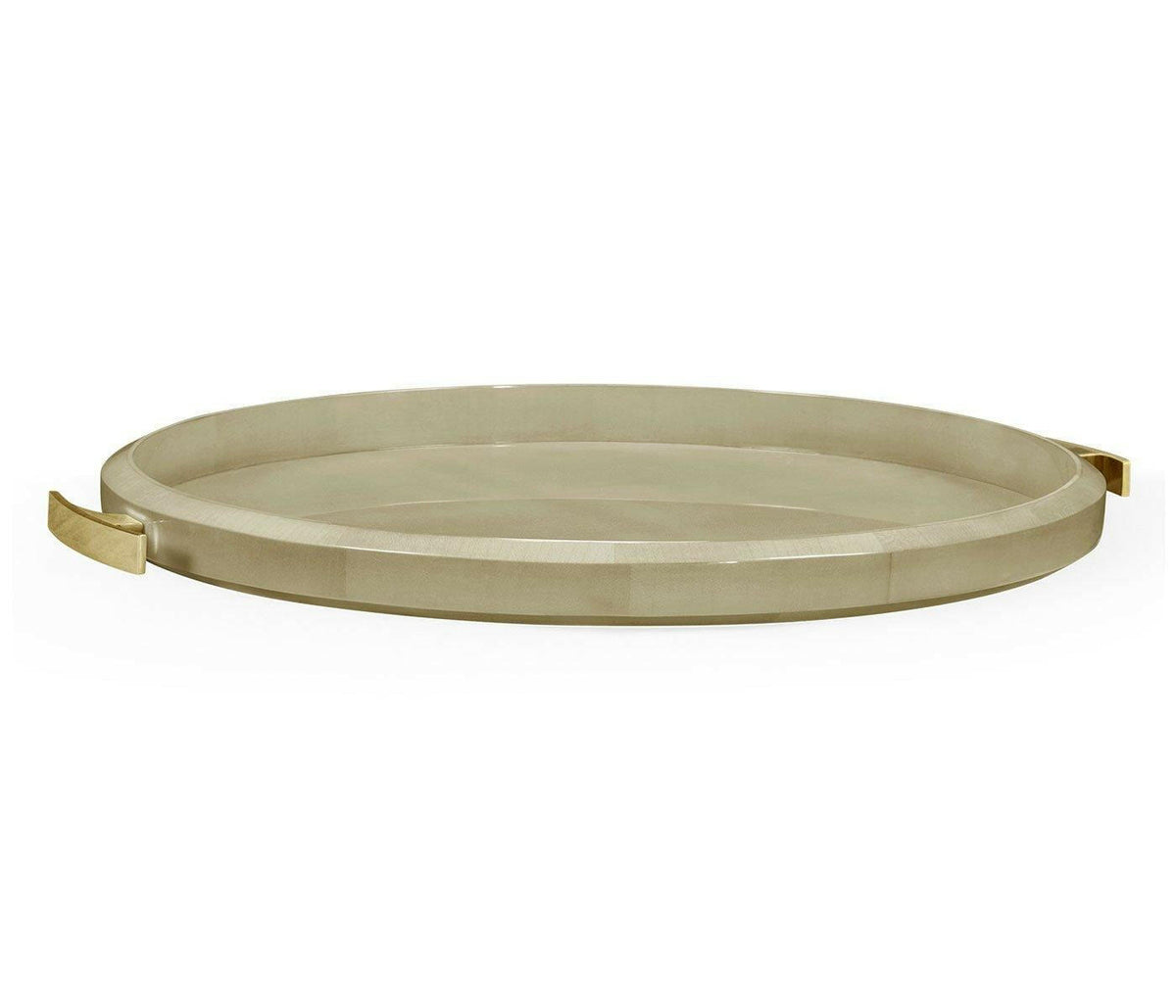 Jonathan Charles Oval Serving Tray Art Deco.