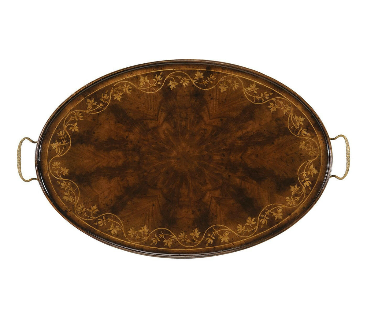Jonathan Charles Oval Serving Tray Georgian.