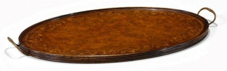 Jonathan Charles Oval Serving Tray Monarch.