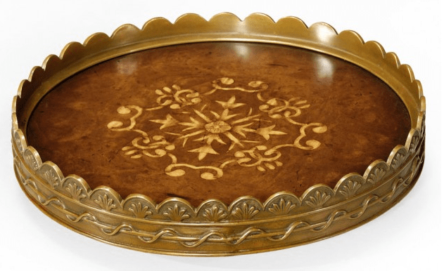 Jonathan Charles Round Tray 18th Century - Small.