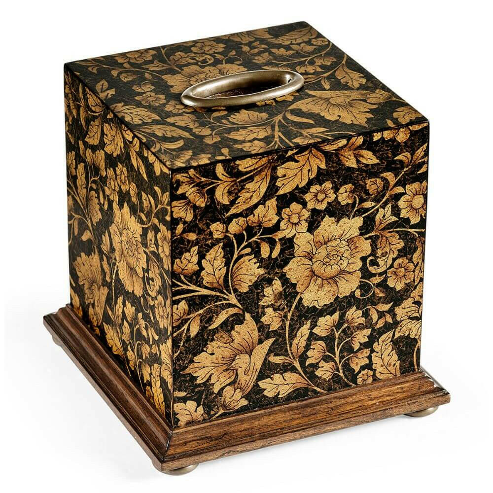 Jonathan Charles Tissue Box Regency - Black.