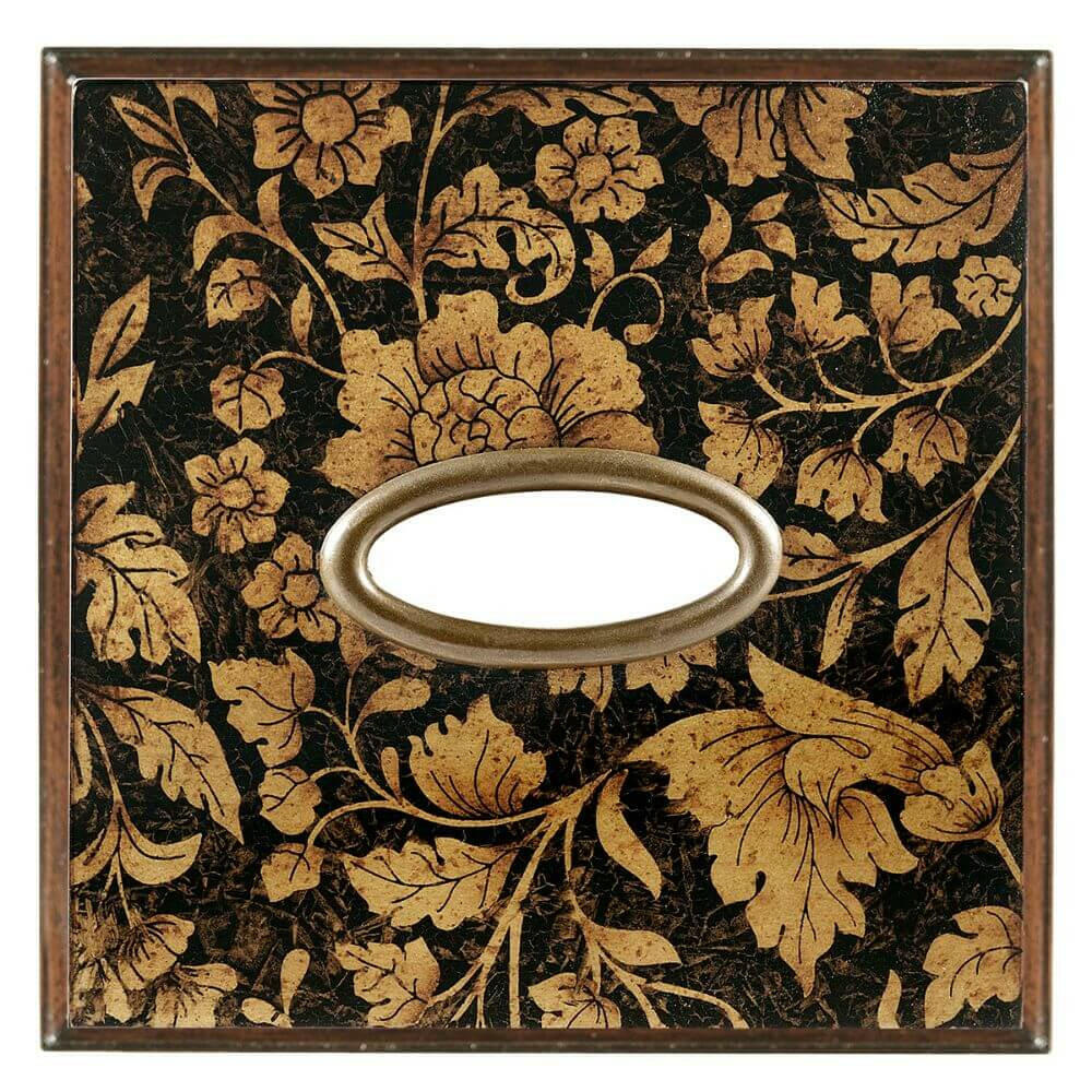Jonathan Charles Tissue Box Regency - Black.