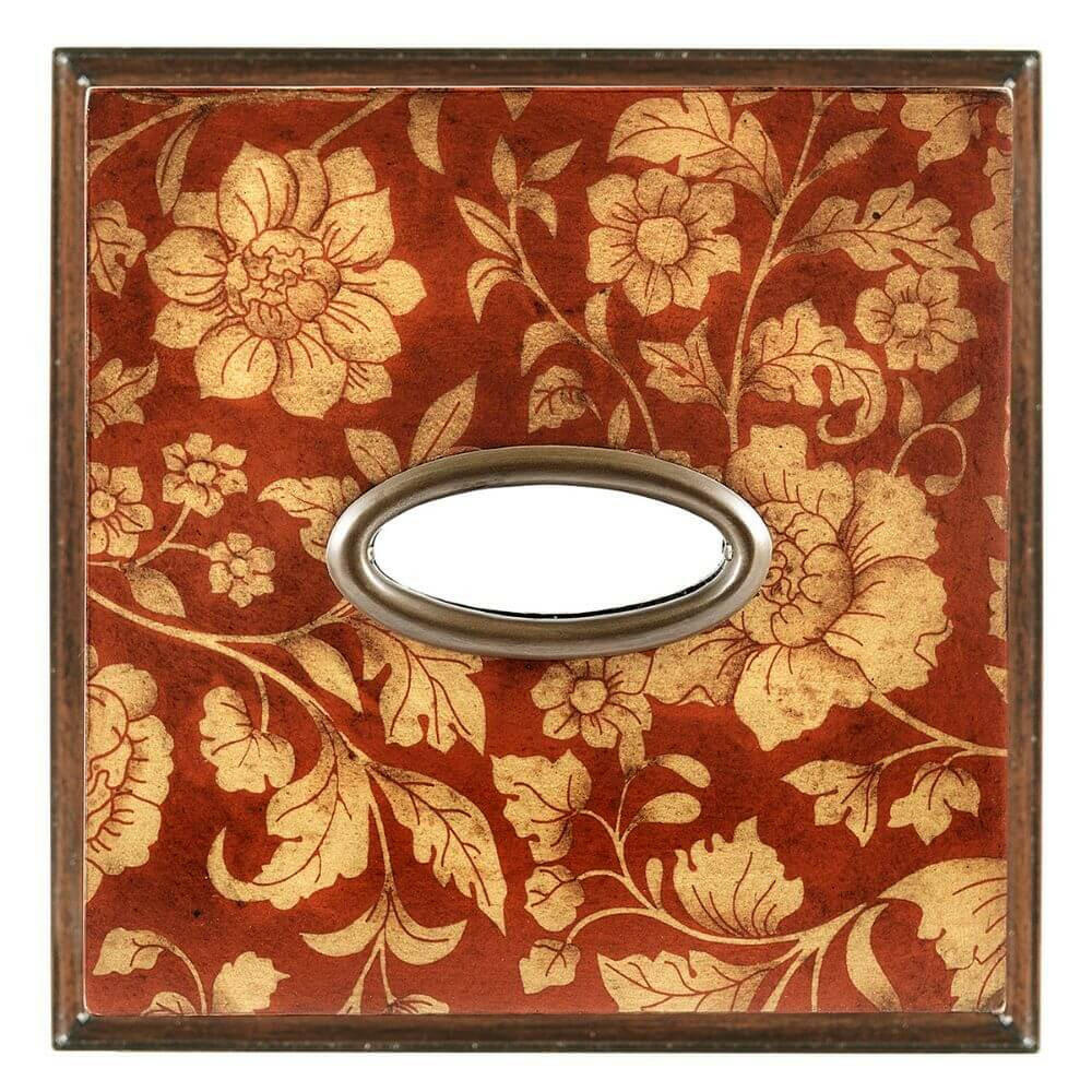 Jonathan Charles Tissue Box Regency - Red.