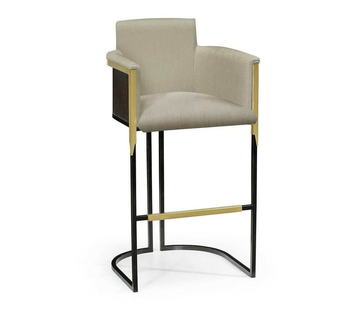 Jonathan Charles Bar Stool High Back in Mazo.