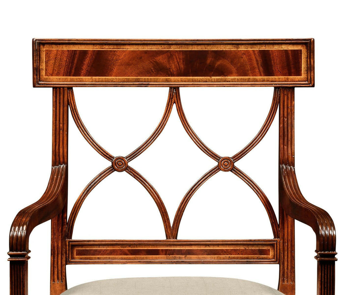 Jonathan Charles Dining Armchair Georgian in Antique Mahogany - Mazo.