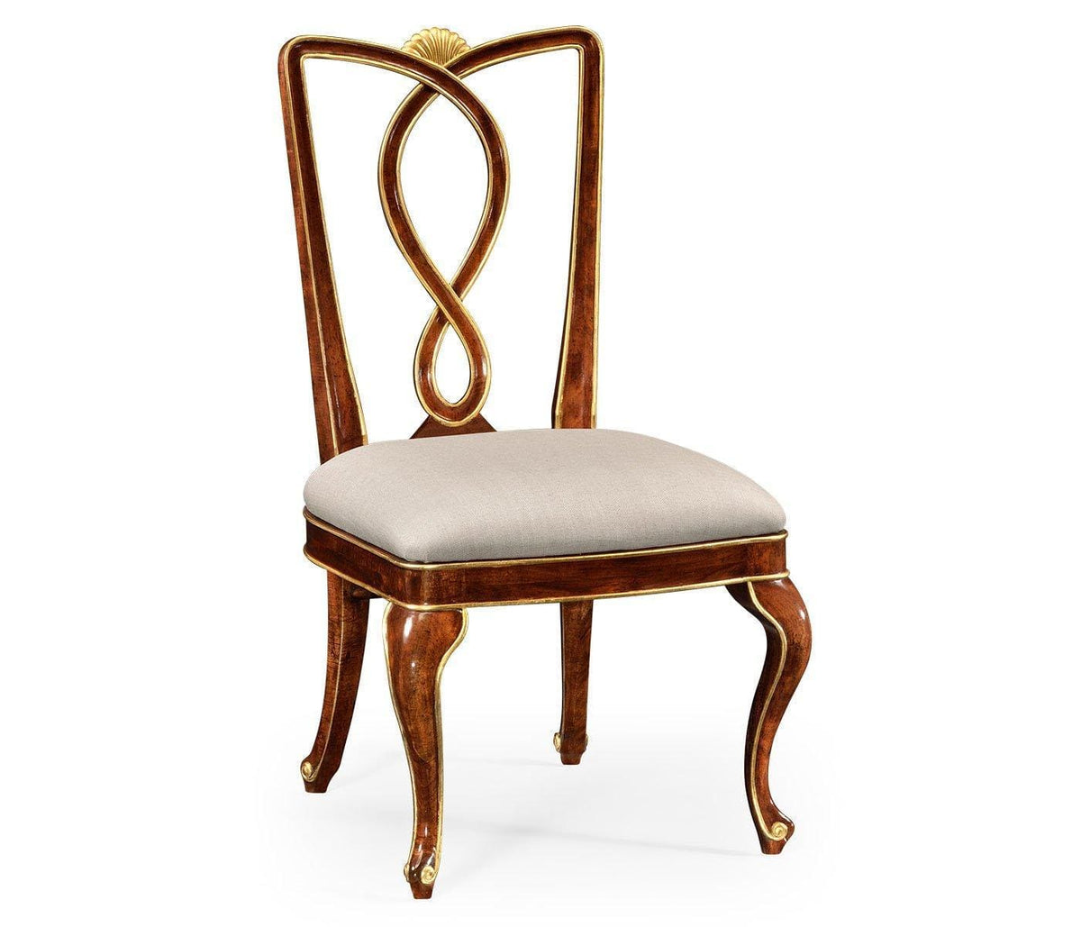 Jonathan Charles Dining Chair Biedermeier in Mahogany - Shambala.