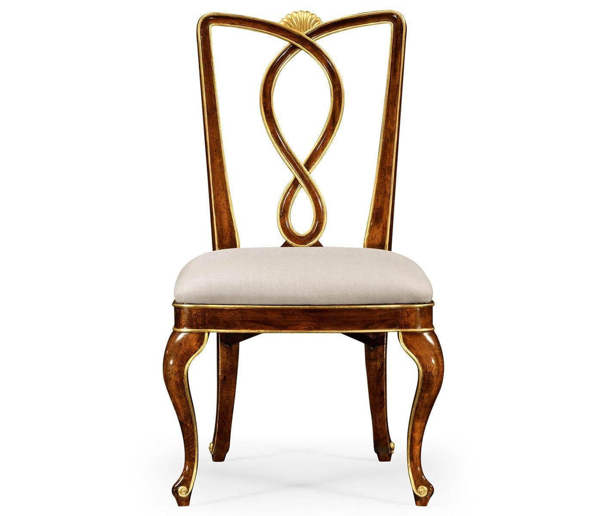 Jonathan Charles Dining Chair Biedermeier in Mahogany - Shambala.