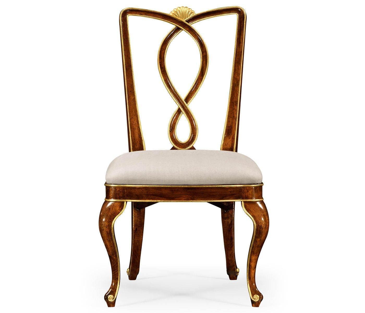 Jonathan Charles Dining Jonathan Charles Dining Chair Biedermeier in Mahogany - Shambala House of Isabella UK