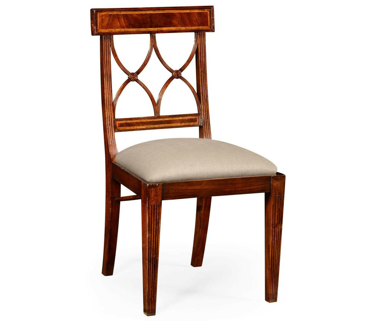 Jonathan Charles Dining Chair Georgian in Antique Mahogany - Mazo.
