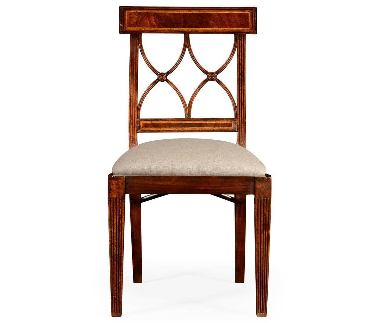 Jonathan Charles Dining Chair Georgian in Antique Mahogany - Mazo.