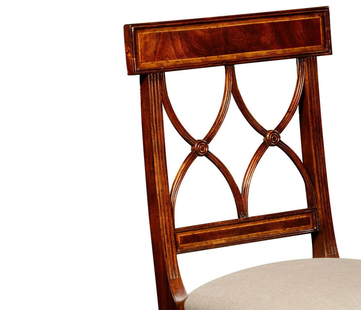 Jonathan Charles Dining Chair Georgian in Antique Mahogany - Mazo.