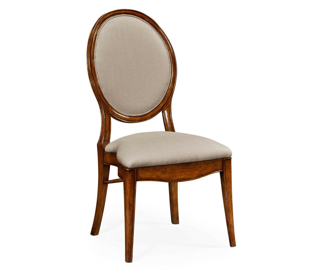 Jonathan Charles Dining Chair Monarch Spoon Back in Walnut - Mazo.