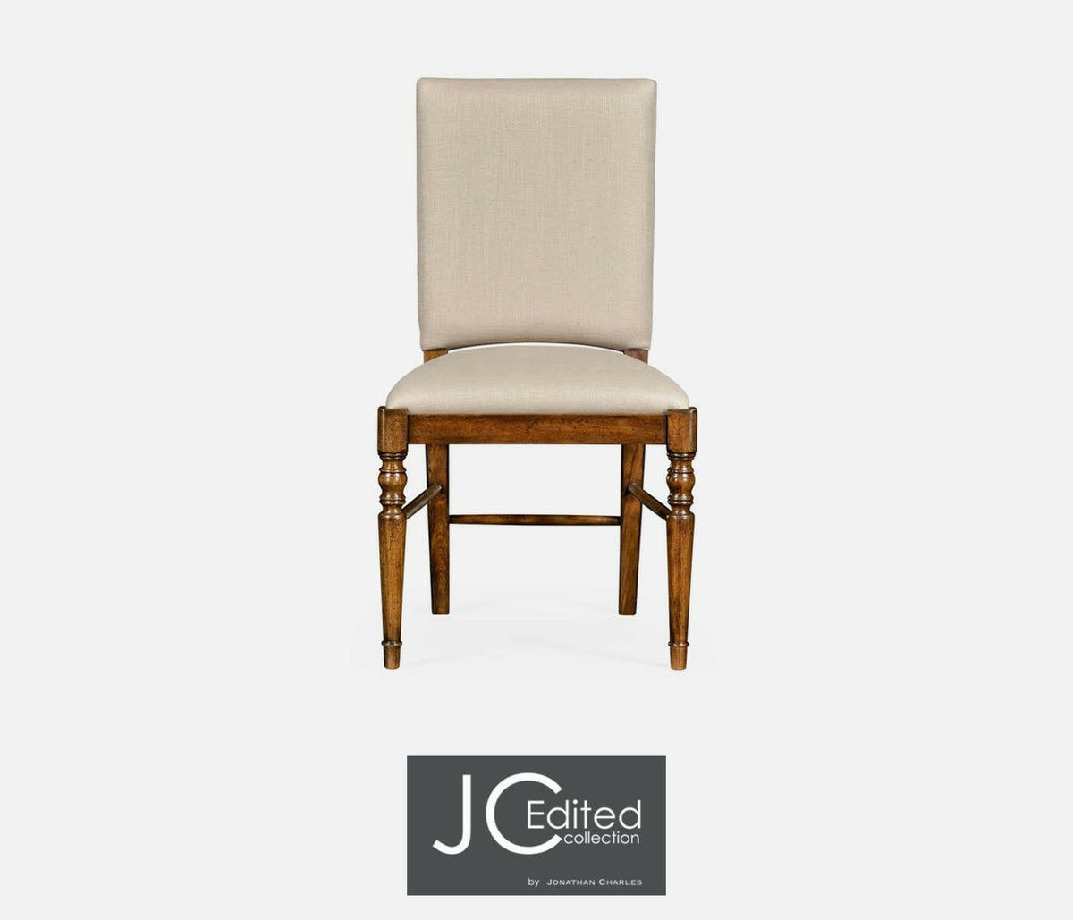Jonathan Charles Dining Chair Rustic in Mazo - Country Walnut.