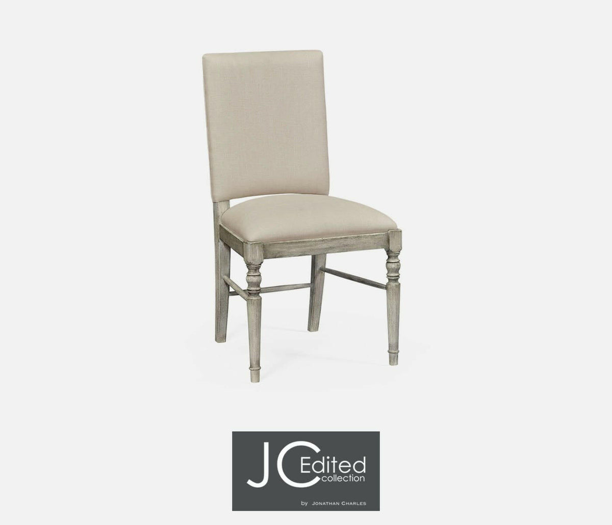 Jonathan Charles Dining Chair Rustic in Mazo - Rustic Grey.