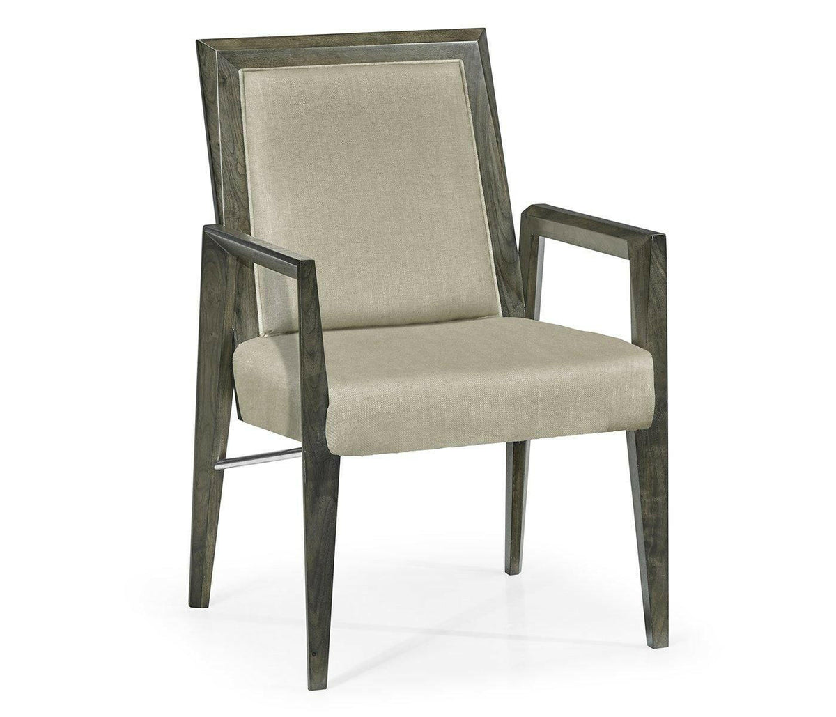 Jonathan Charles Dining Chair with Arms in Grey Walnut - Mazo.