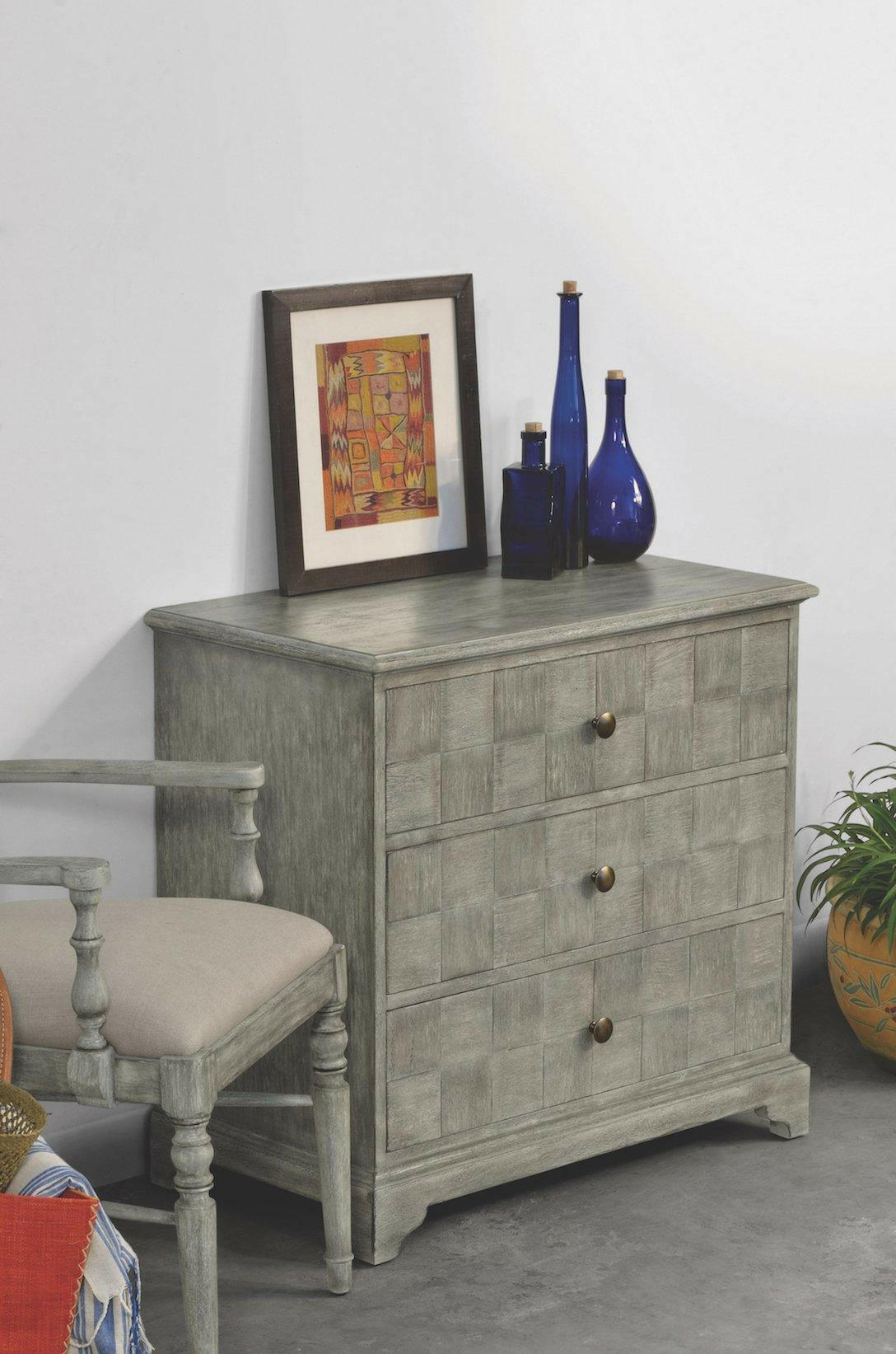 Jonathan Charles Dining Chair with Arms Rustic in Mazo - Rustic Grey.