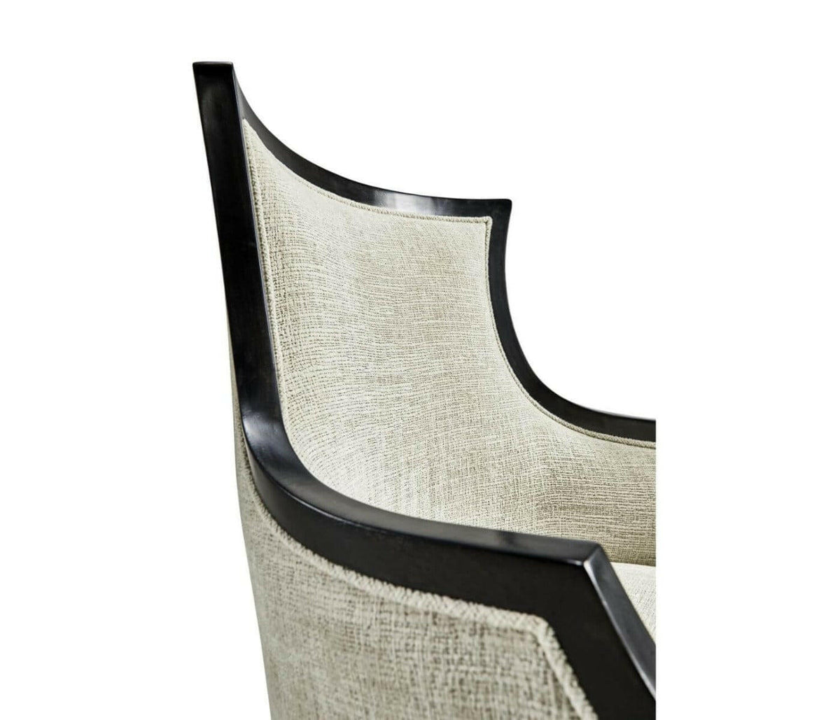 Jonathan Charles Dining Chair with Arms Smoked Grey Eucalyptus in Shambala.