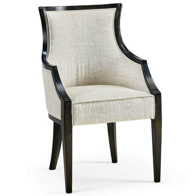 Jonathan Charles Dining Jonathan Charles Dining Chair with Arms Smoked Grey Eucalyptus in Shambala House of Isabella UK