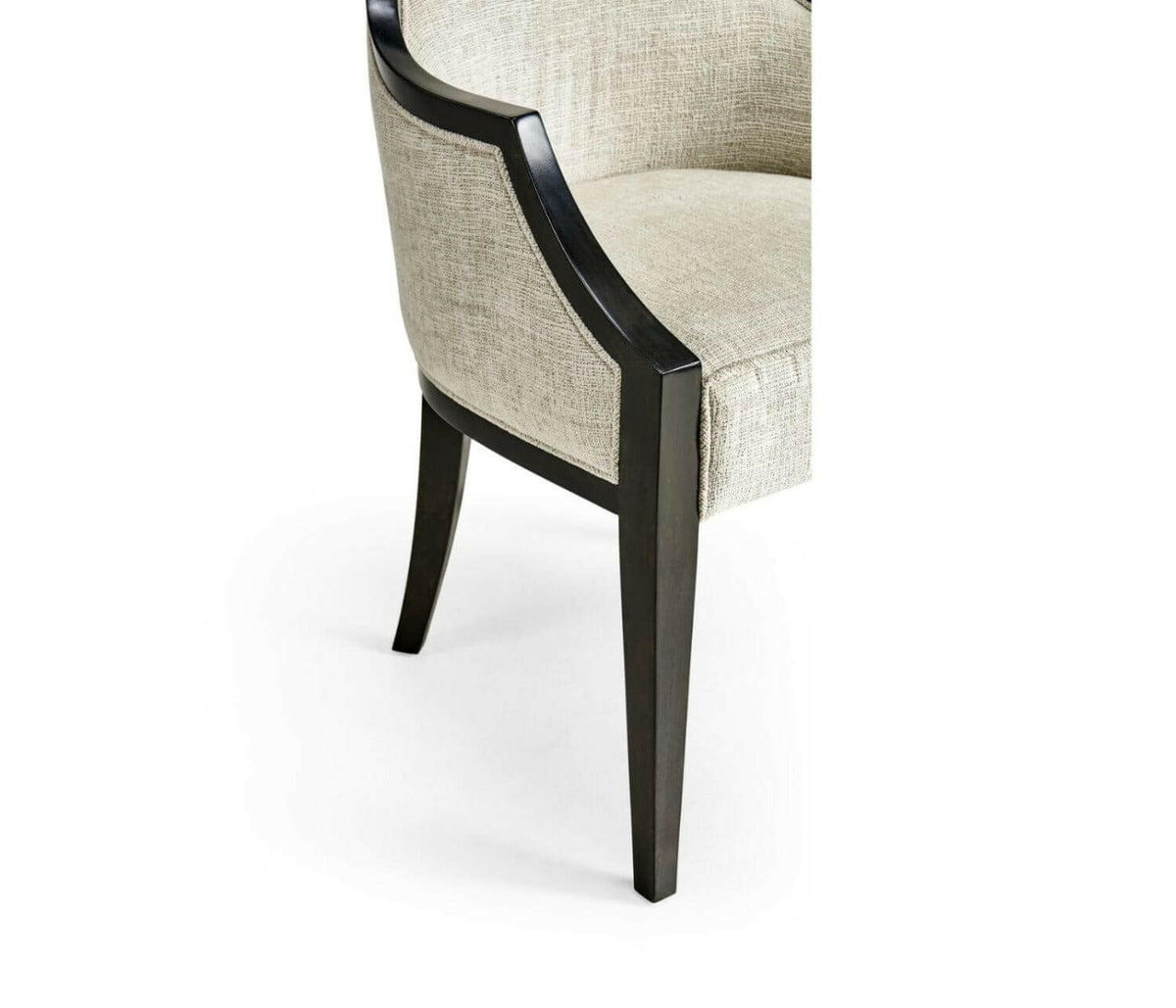 Jonathan Charles Dining Chair with Arms Smoked Grey Eucalyptus in Shambala.