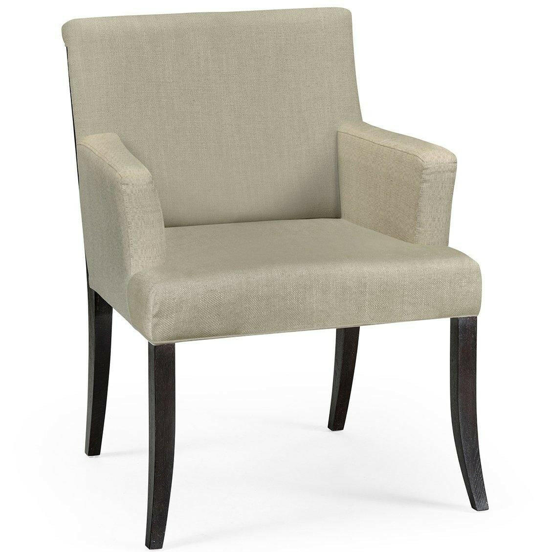 Jonathan Charles Dining Chair with Arms Transitional in Mazo.