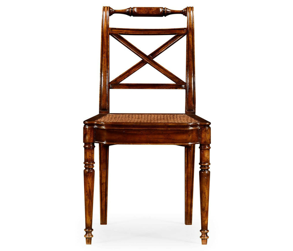 Jonathan Charles Dining Side Chair Monarch with Cross Frame.