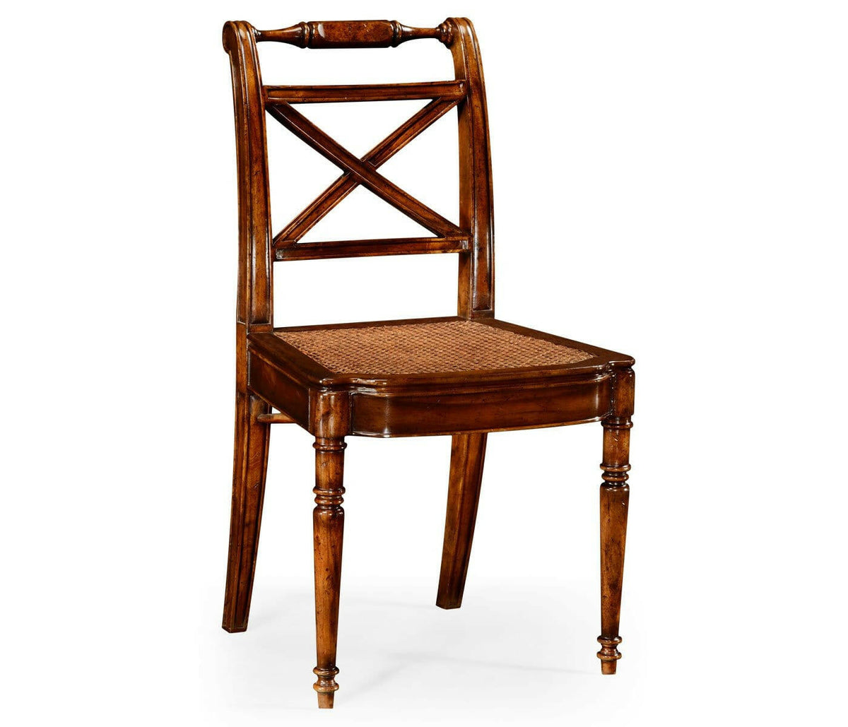 Jonathan Charles Dining Side Chair Monarch with Cross Frame.