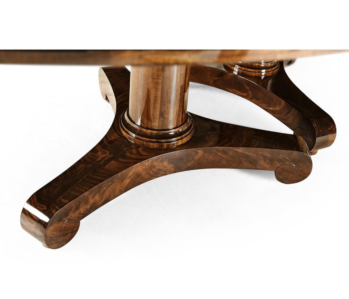 Jonathan Charles Dining Table Biedermeier Self-storing.