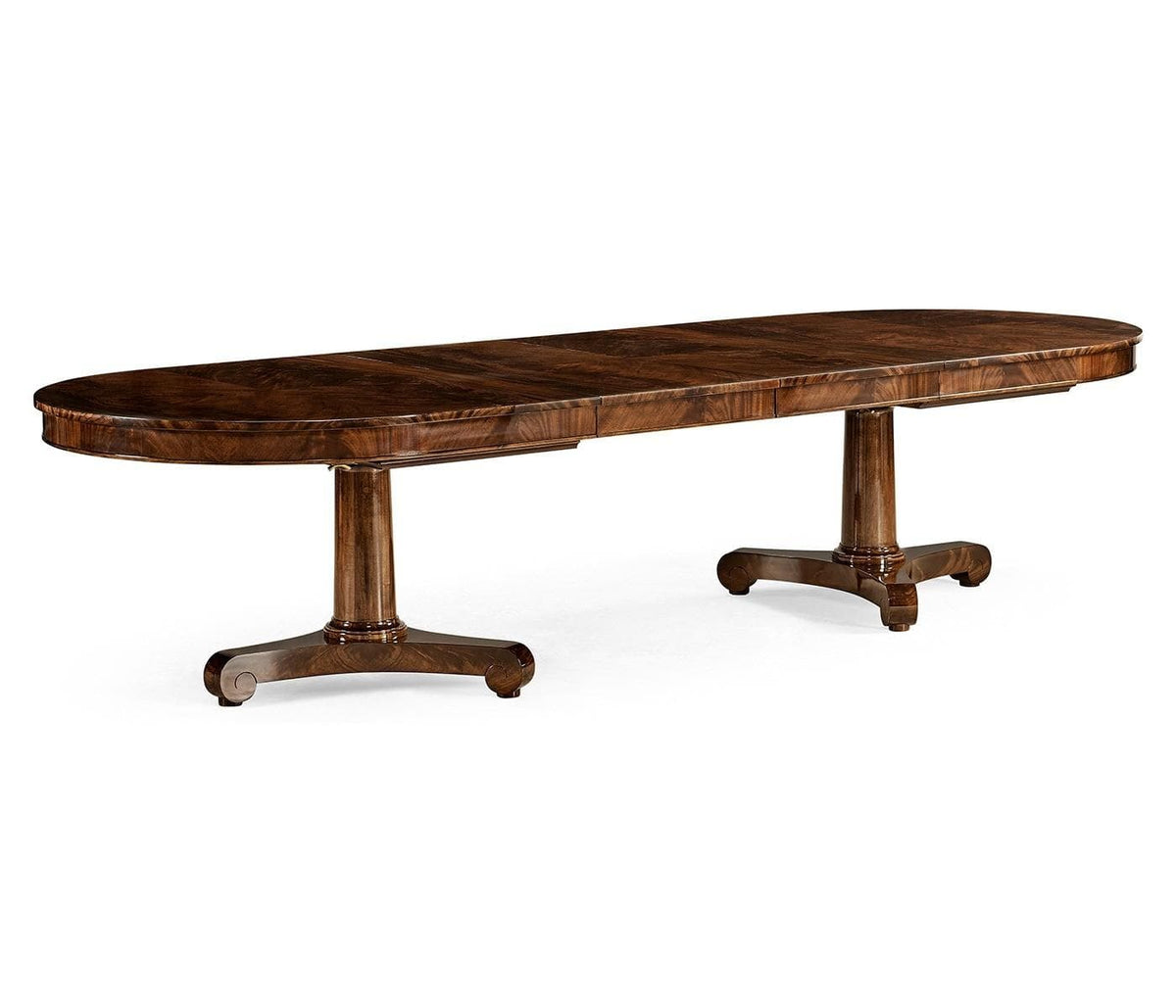 Jonathan Charles Dining Table Biedermeier Self-storing.