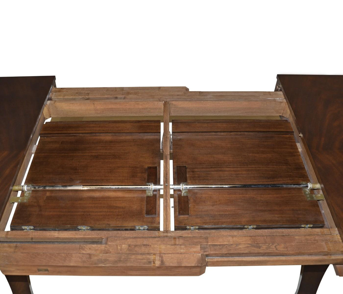 Jonathan Charles Dining Table Biedermeier Self-storing.