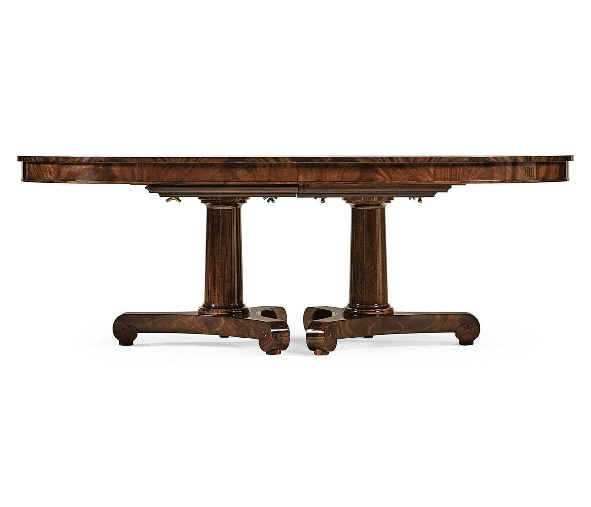 Jonathan Charles Dining Table Biedermeier Self-storing.