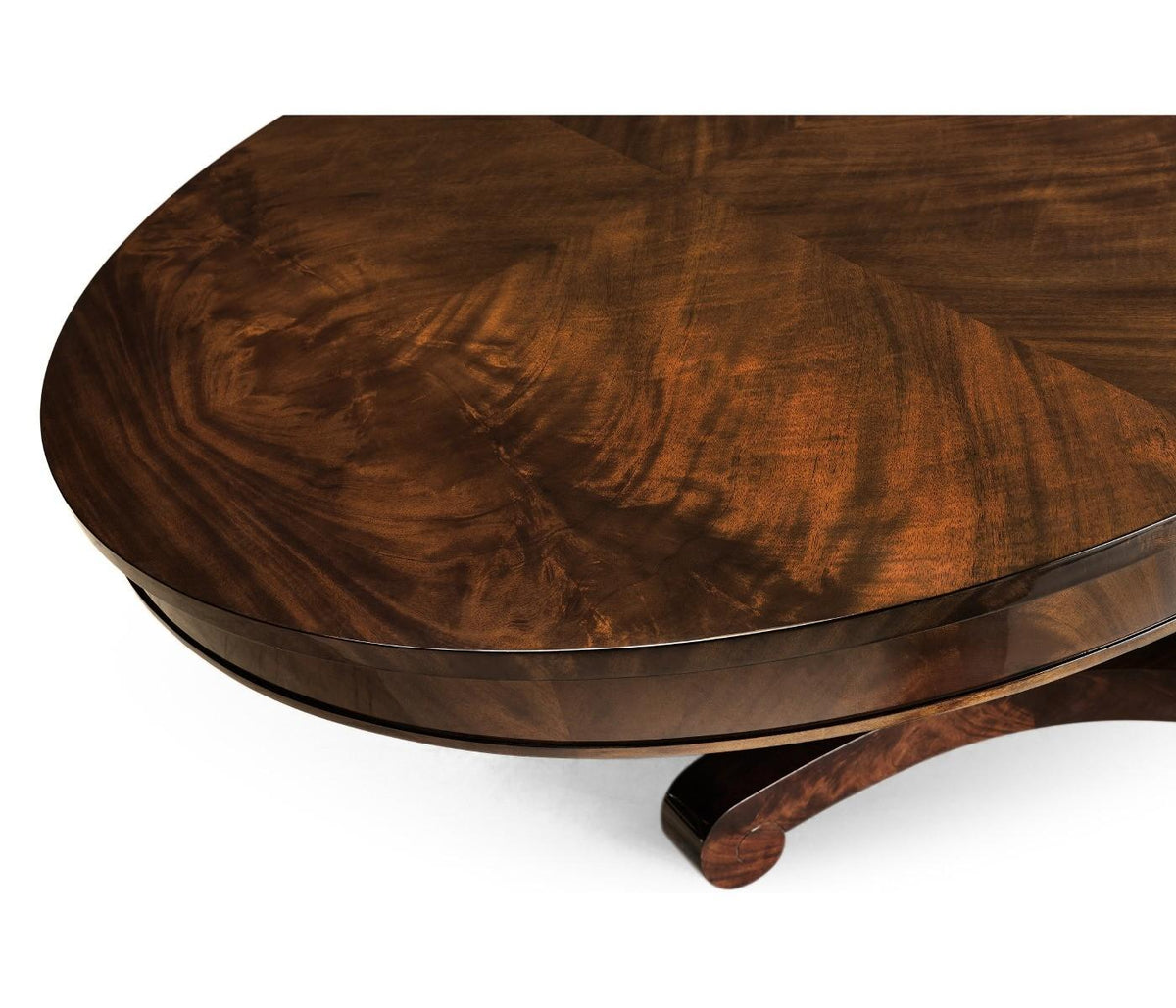 Jonathan Charles Dining Table Biedermeier Self-storing.