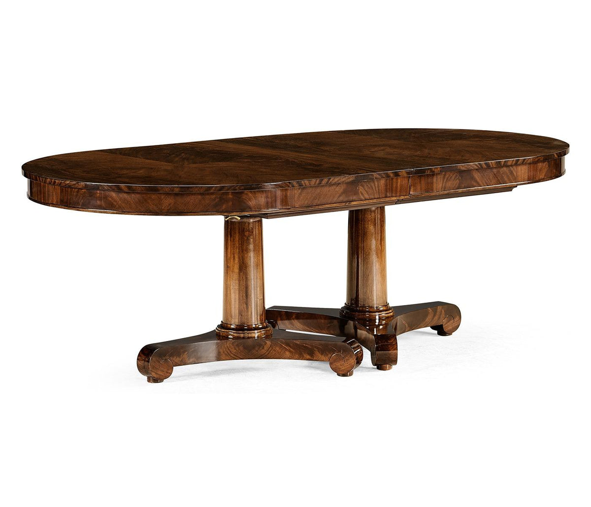 Jonathan Charles Dining Table Biedermeier Self-storing.