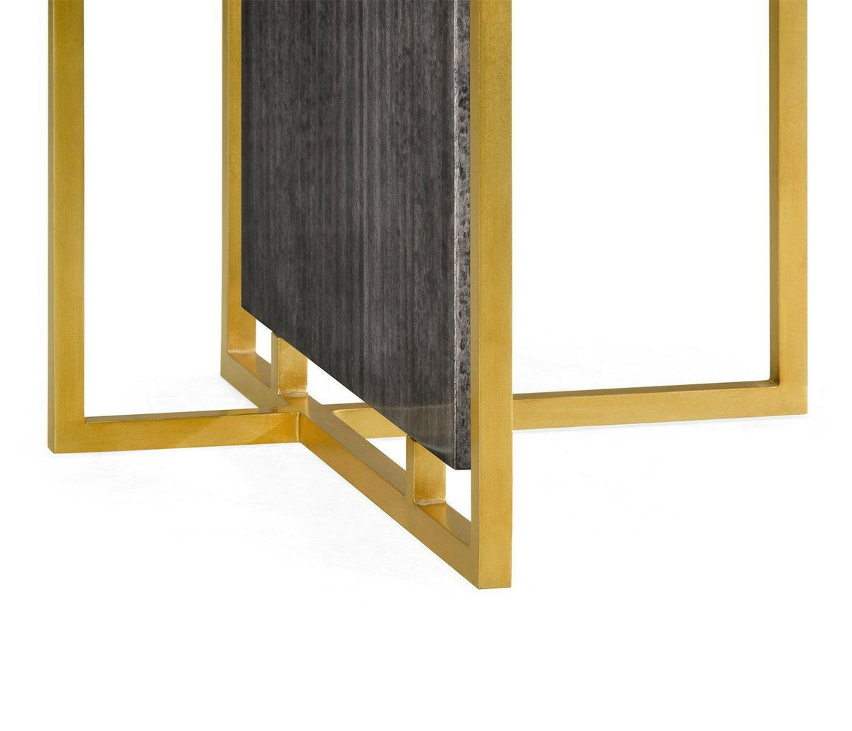 Jonathan Charles Dining Table in Smoked Grey Eucalyptus.