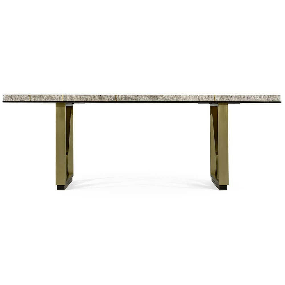 Jonathan Charles Dining Table Transitional in Dark French Oak - Small.
