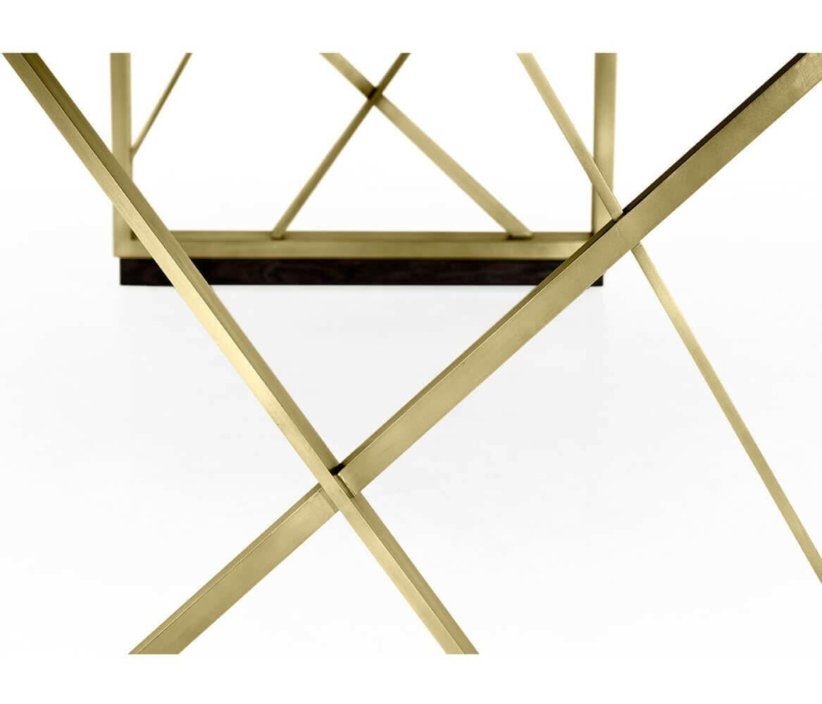 Jonathan Charles Dining Table Transitional in Dark French Oak - Small.