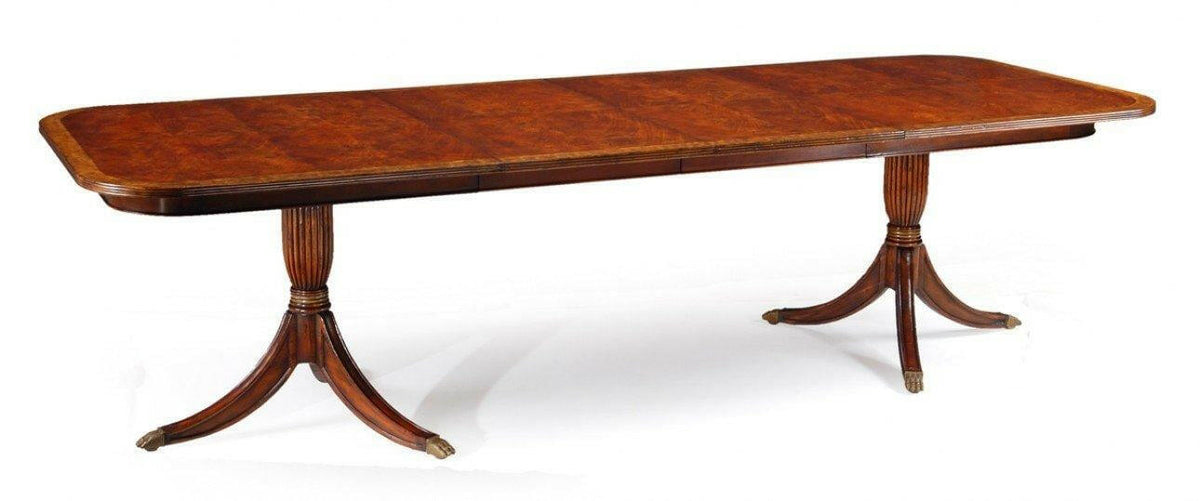 Jonathan Charles Extending Dining Table Georgian Two-leaf.