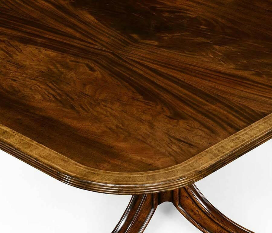 Jonathan Charles Extending Dining Table Georgian Two-leaf.