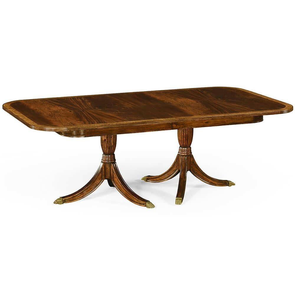 Jonathan Charles Extending Dining Table Georgian Two-leaf.