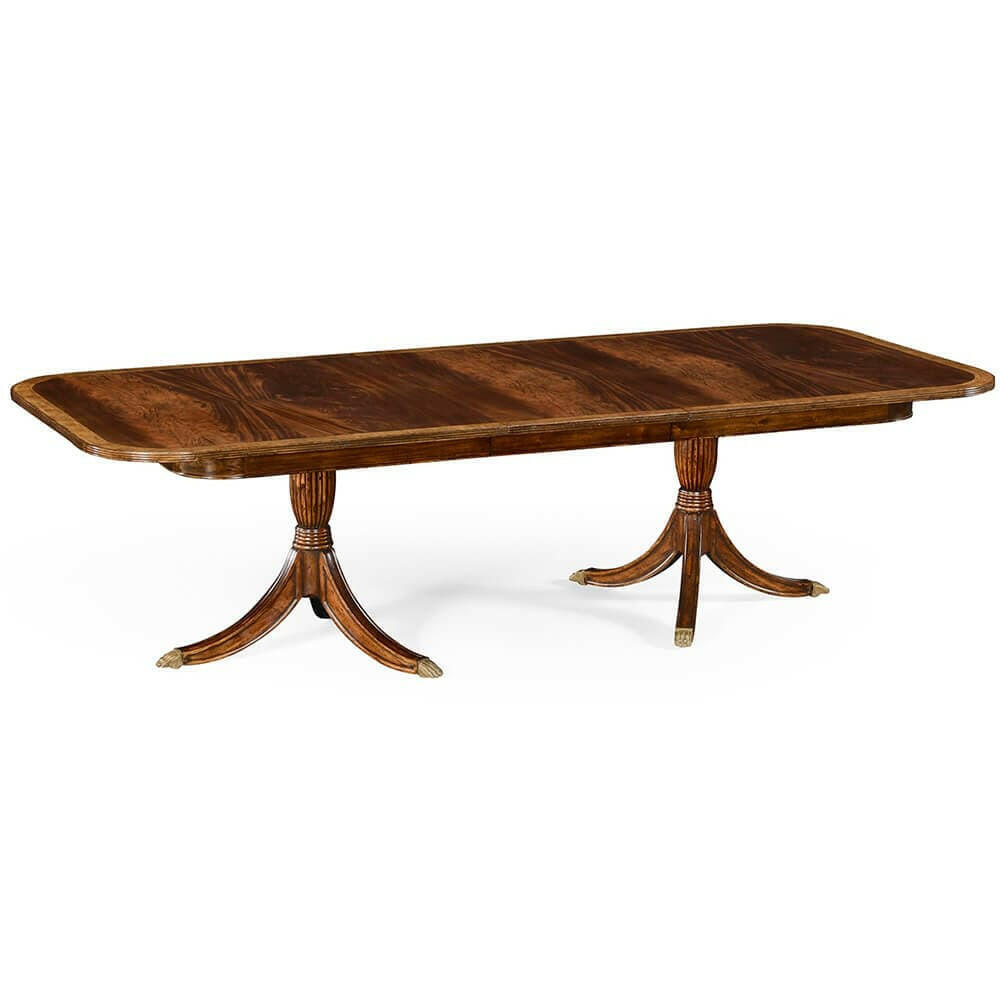 Jonathan Charles Extending Dining Table Georgian Two-leaf.