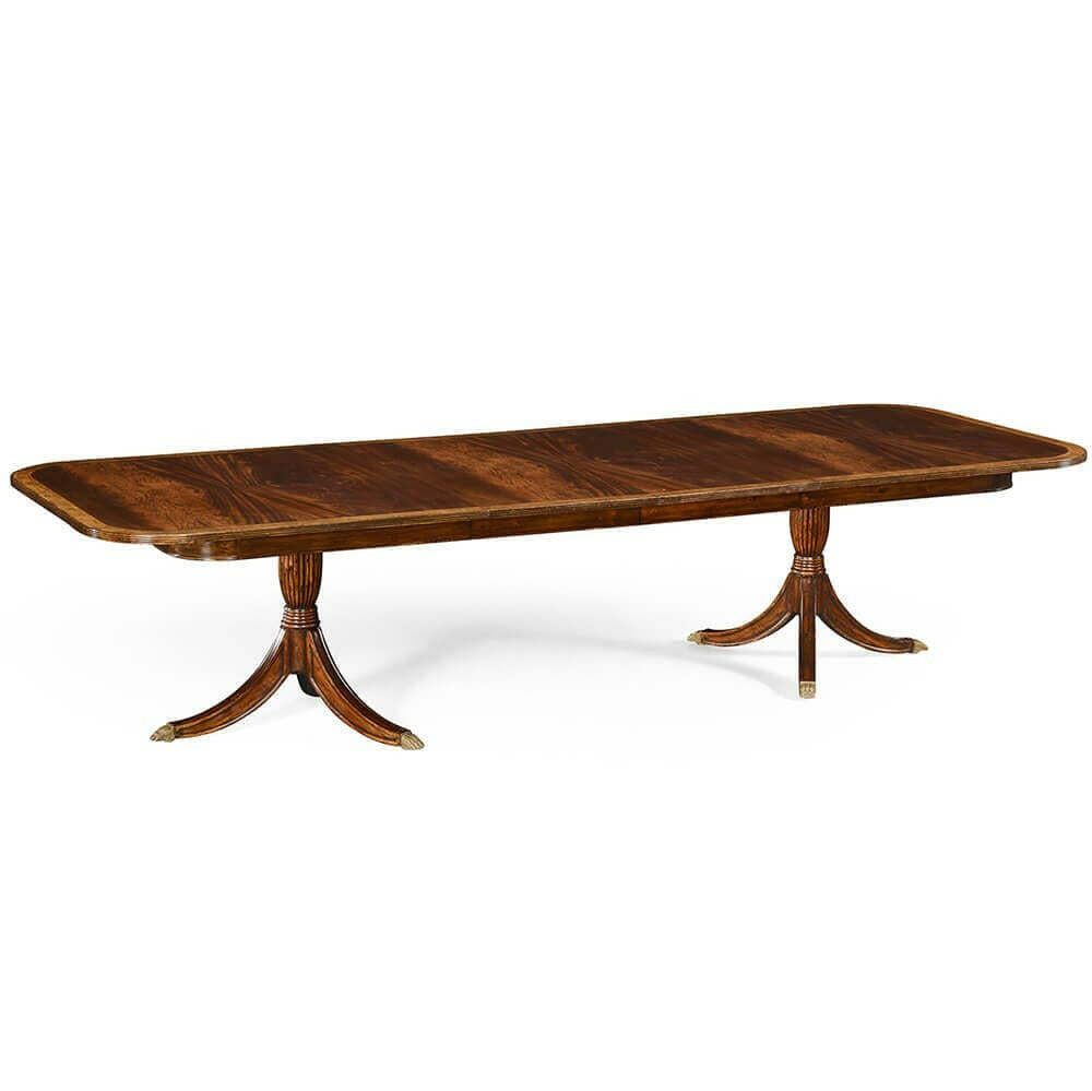 Jonathan Charles Extending Dining Table Georgian Two-leaf.